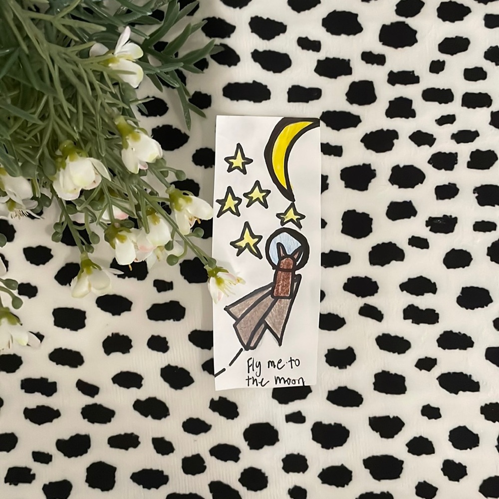 I’m selling a cat or dog flying to the moon! I love that song so here it is!
